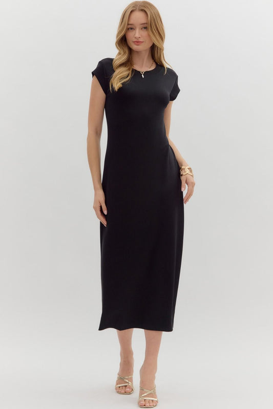 Black Midi Dress