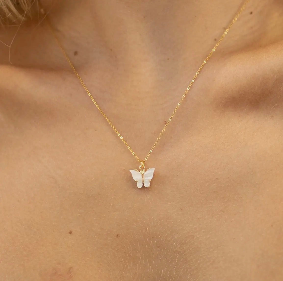 Butterfly Pendant Necklace