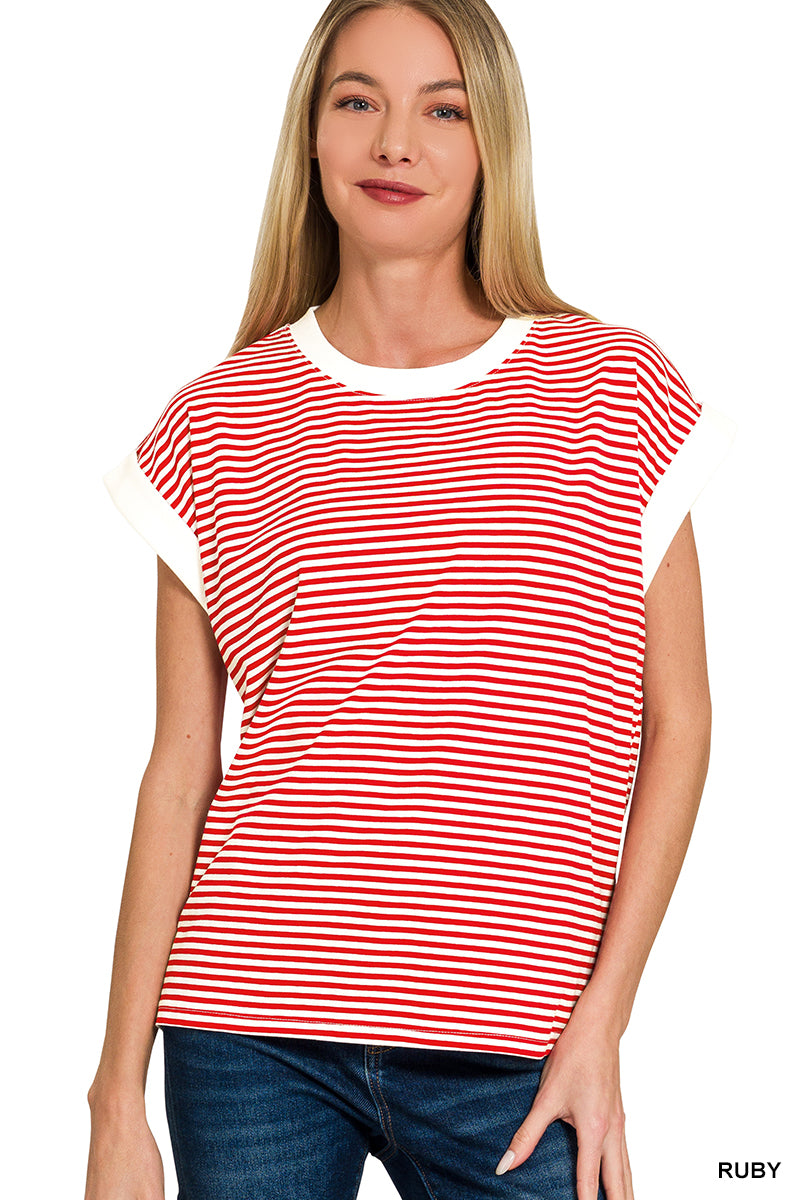 Stripe Banded Top