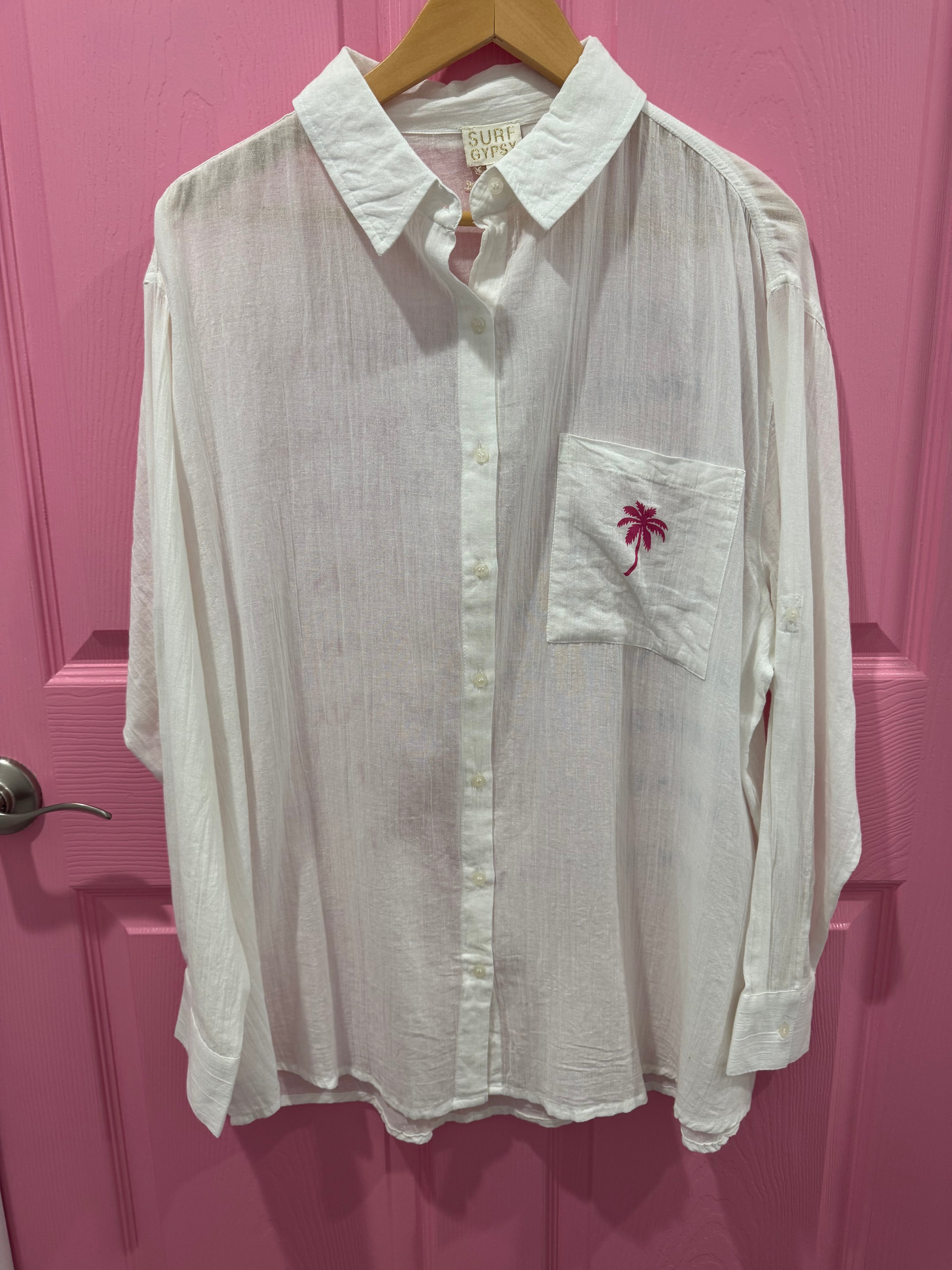 Printed Button Down