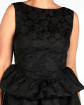 Black Brocade Top