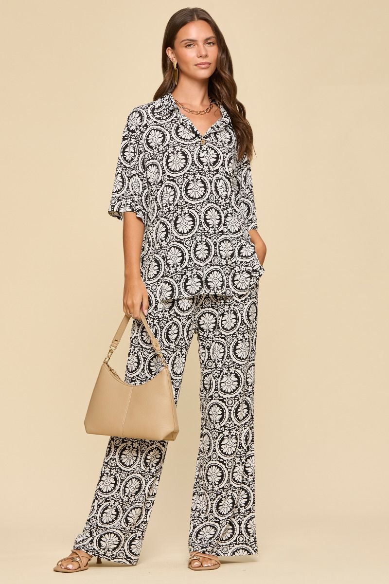 Ocean Tide Black Resort Top