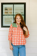 Jane Layerz Top - Red Plaid