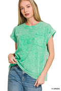 Halo Cuff Sleeve Tee