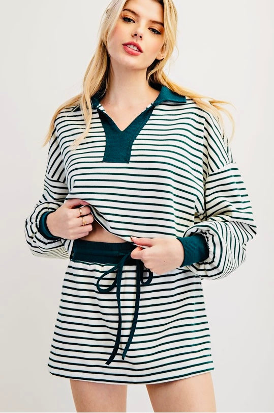 Foster Stripes Skort