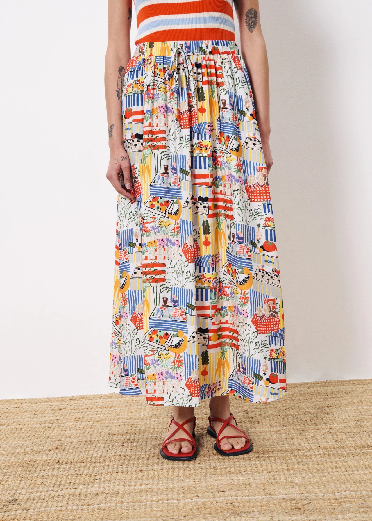 Liliane Marche Blanc Skirt