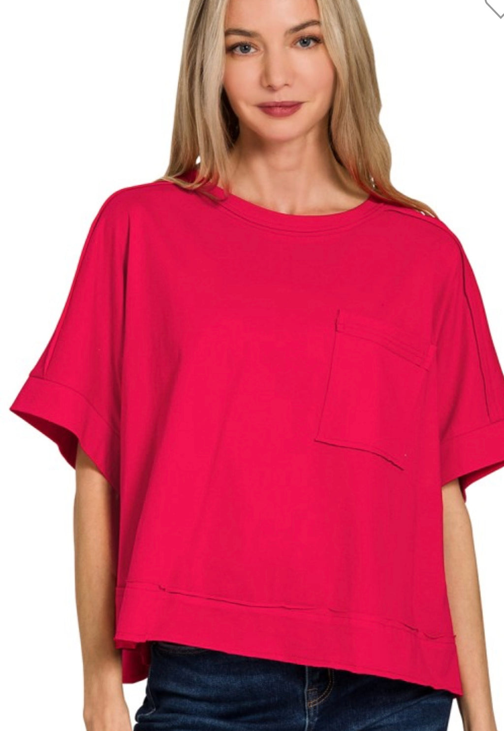 Oversized Crop Box Tee