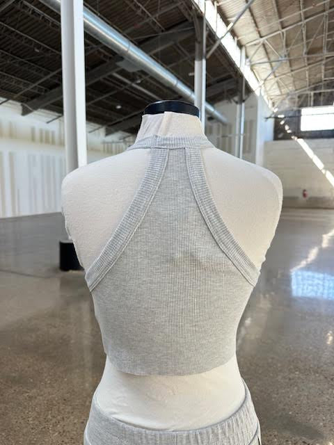 Crop Halter Tank Top