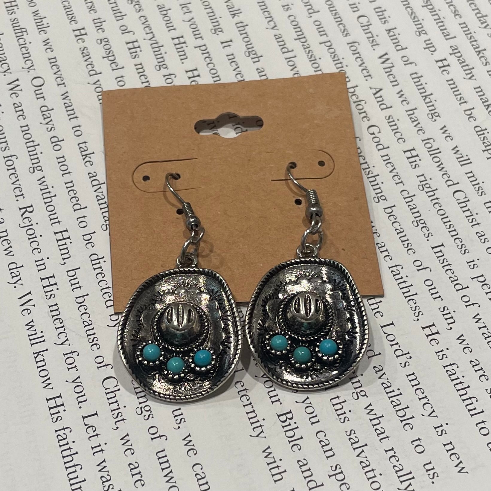 PF Hat Dangle Earrings