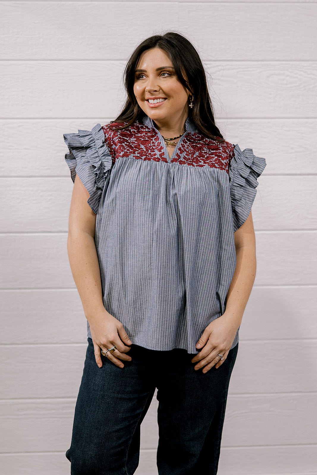 Emma Top - Maroon