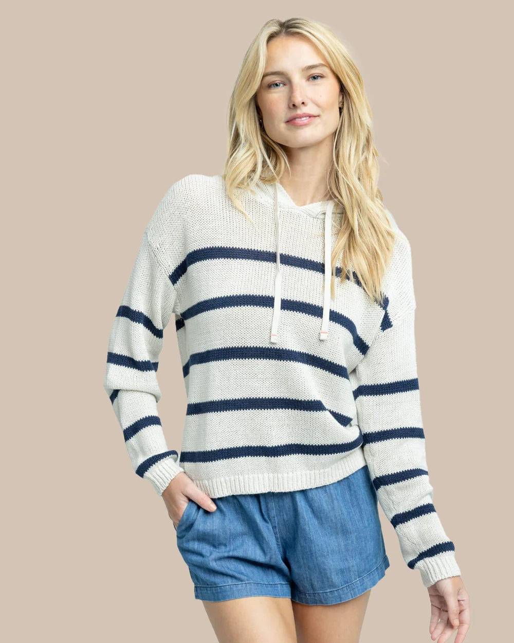 Everlee Striped Hoodie Sweater