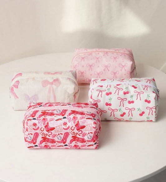 Bow Makeup Pouch