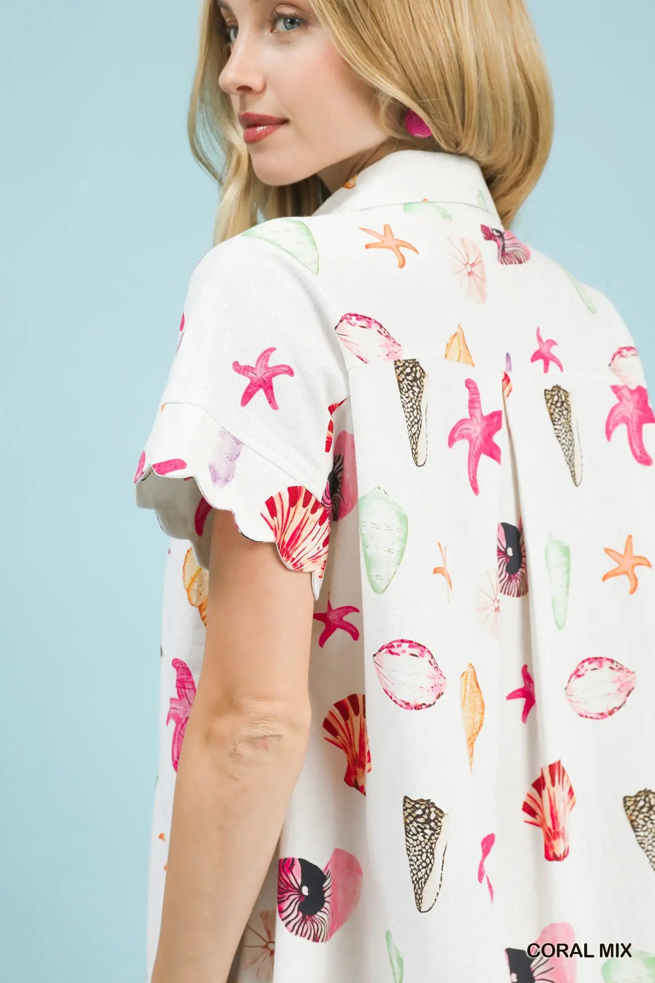 Seashell Coral Mix Dress