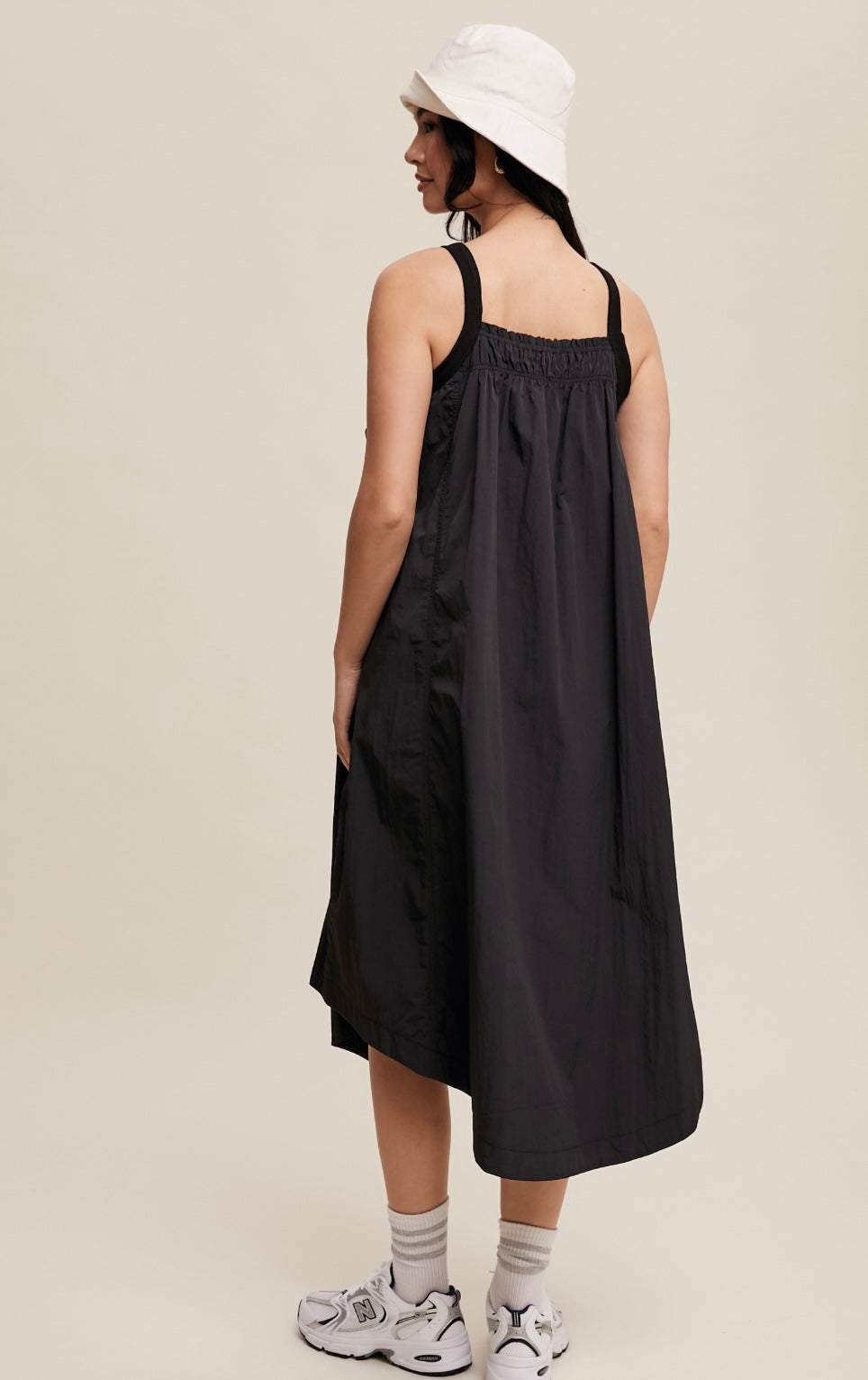 Parachute Drawstring Dress