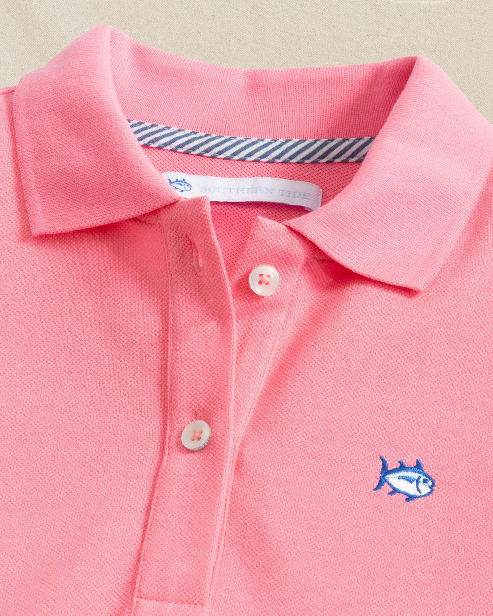 Southern Tide Skipjack Dropwaist Polo Dress Sea Pink / M Southern Tide Skipjack Dropwaist Polo Dress Sea Pink / M