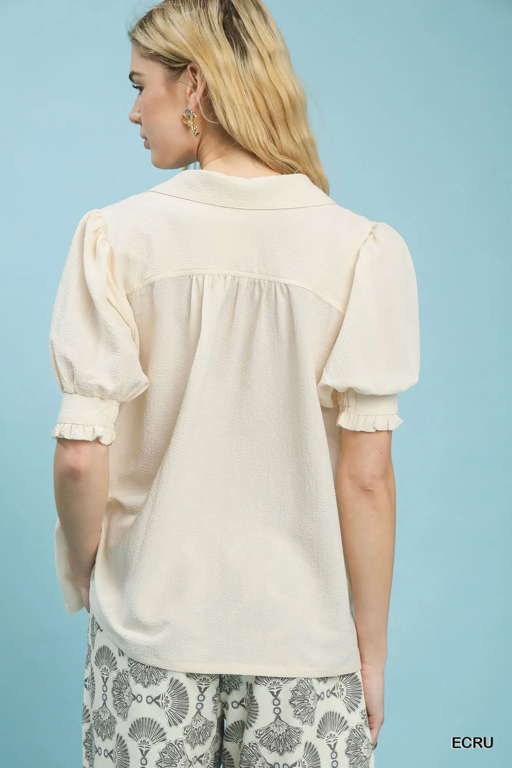Seersucker Solid Top
