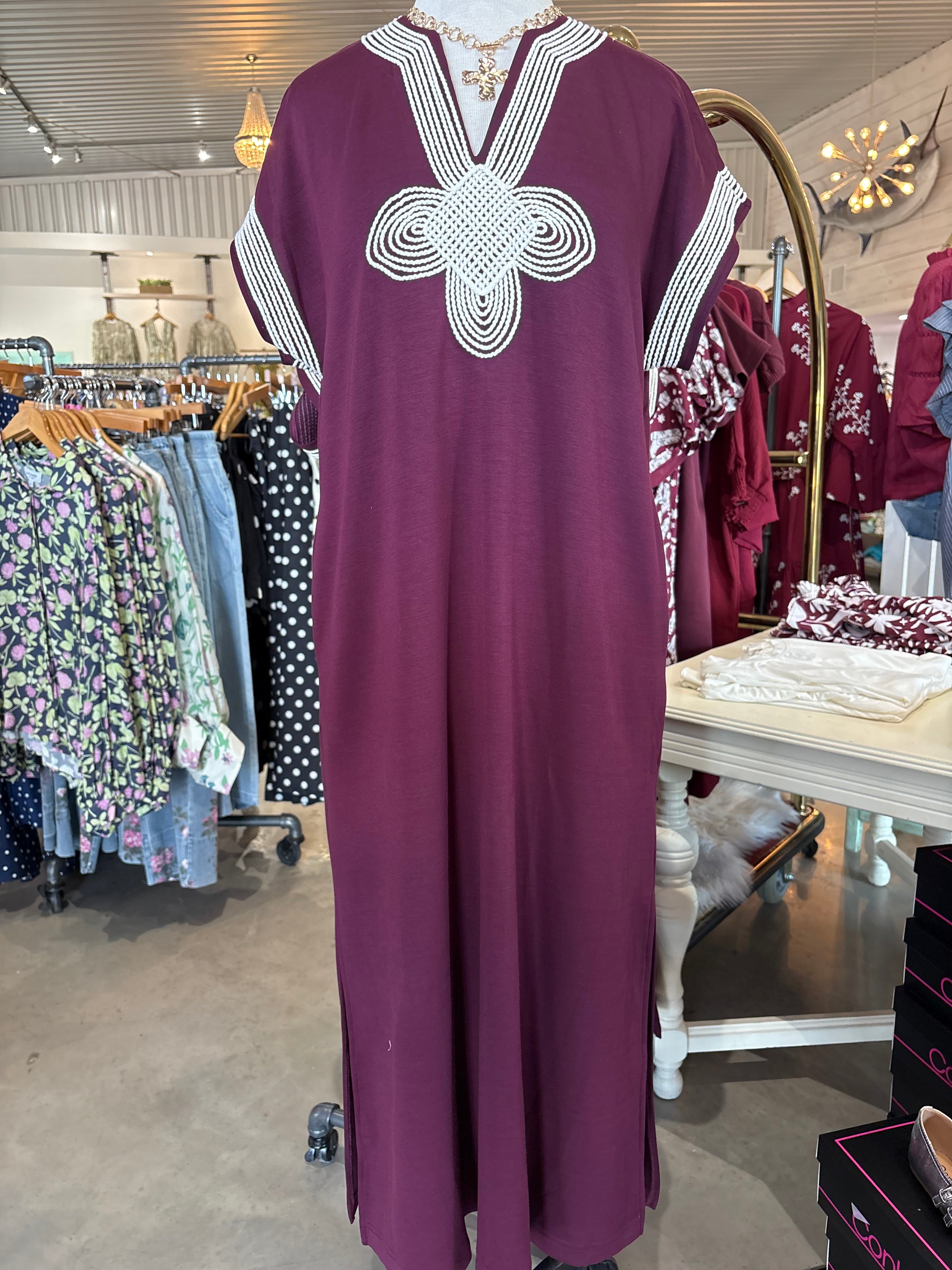 Merlot Maxi Dress