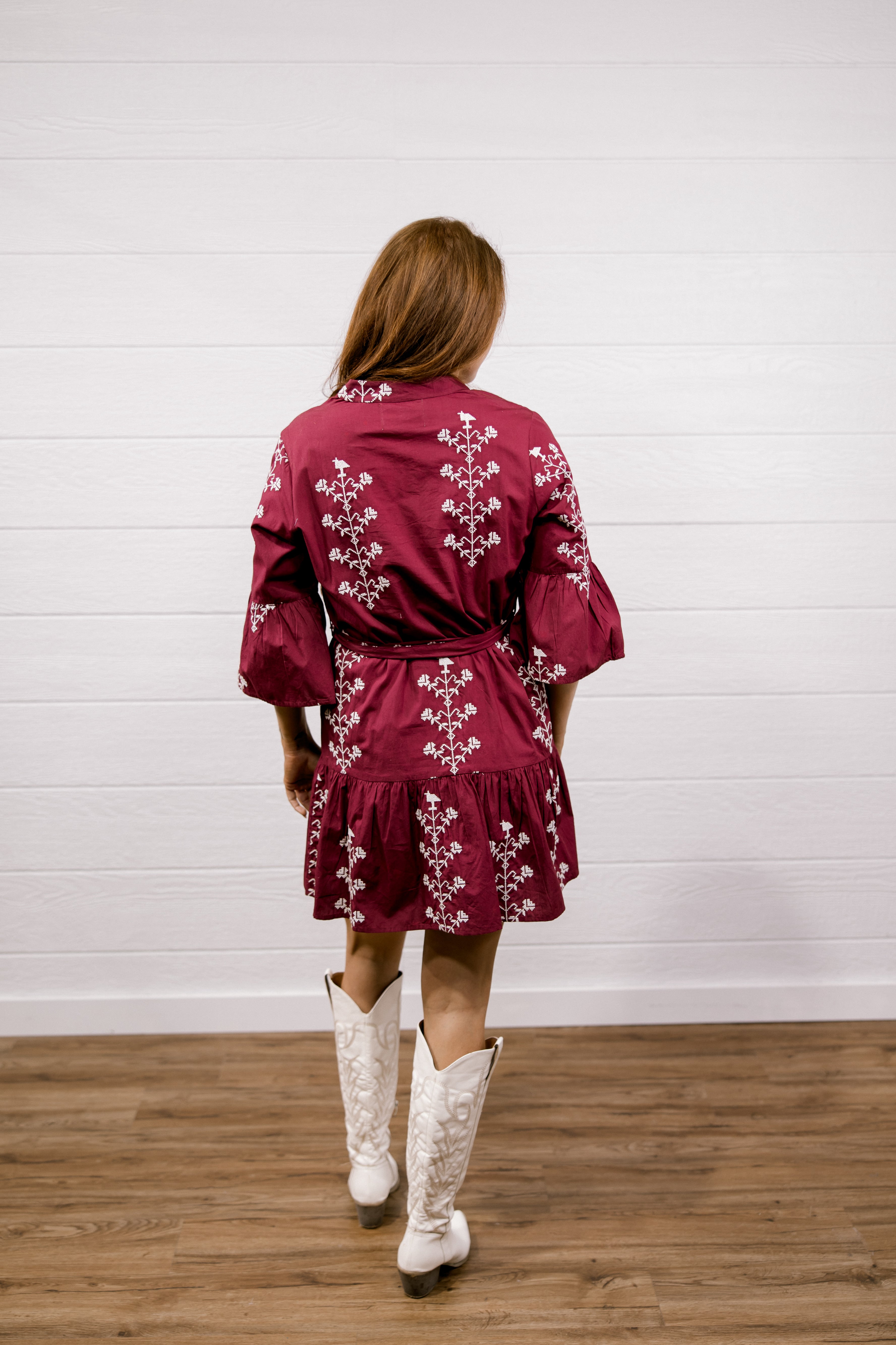 Ellington Maroon Dress