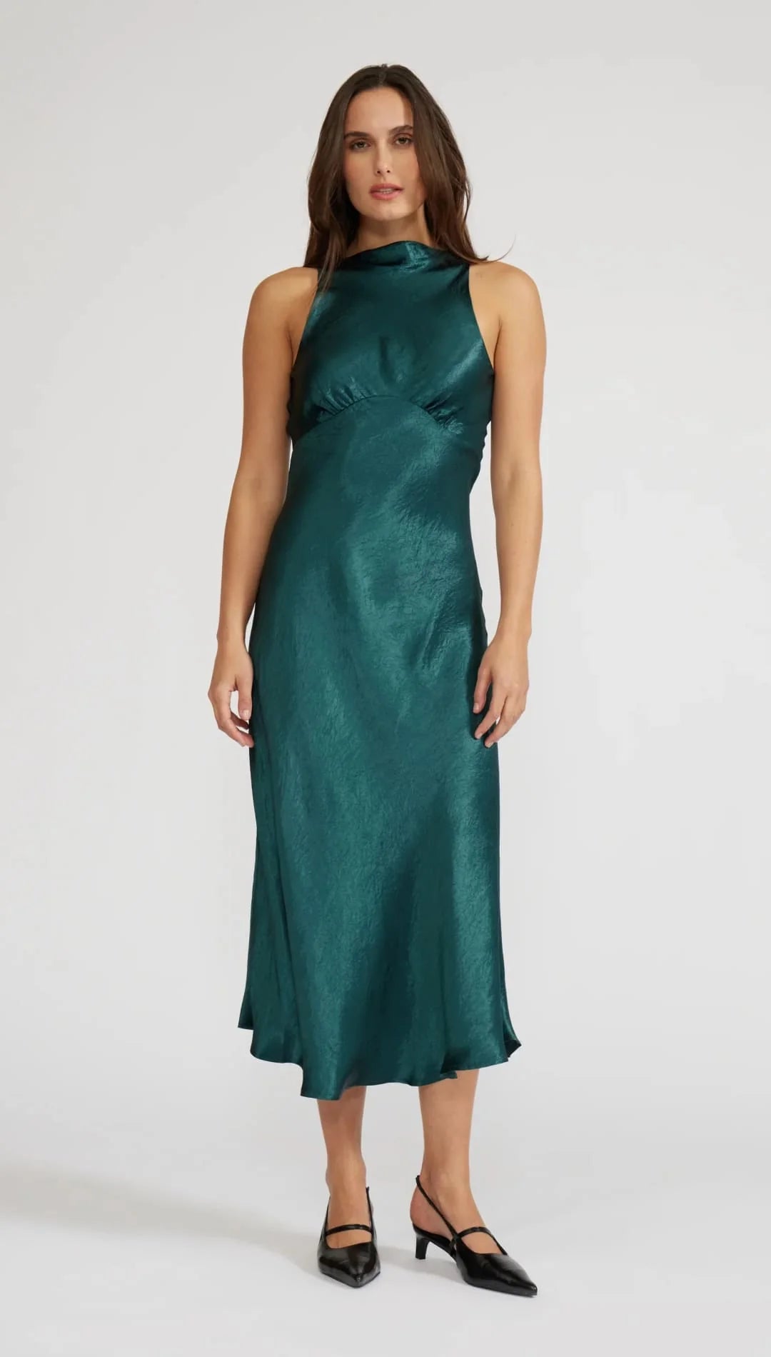 gina silk dress GINA Mikado Silk Rich Aunty Bubu dress with Front Patch