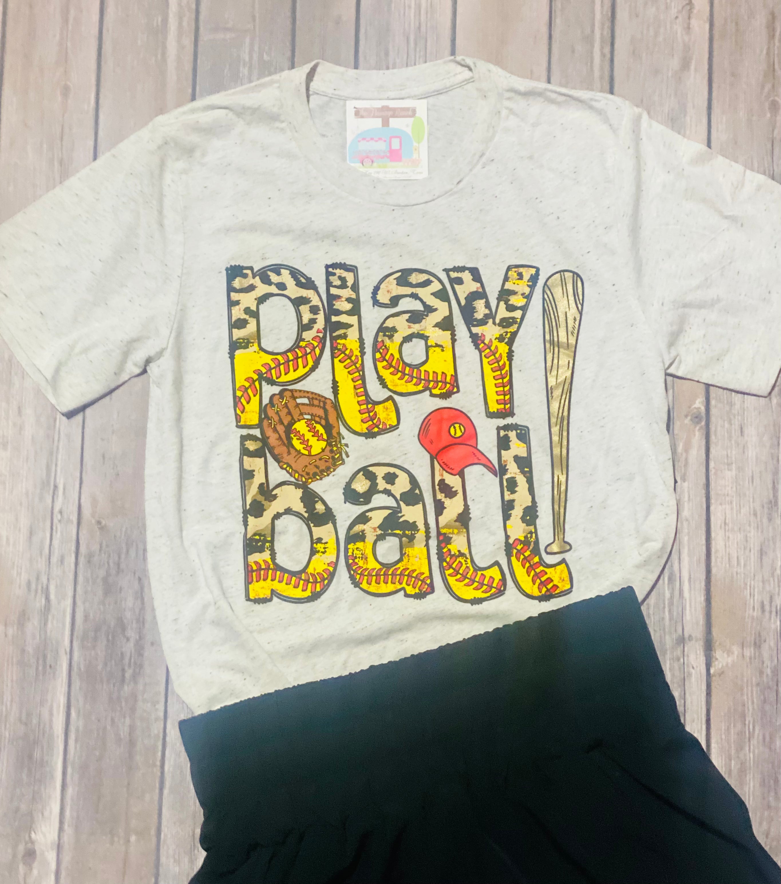 Play Ball Softball Tee