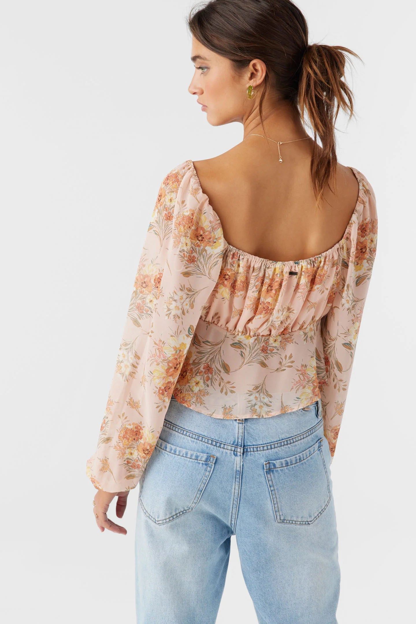 Noa Naya Floral Top Rose Dust