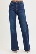 Blue jeans on a white background