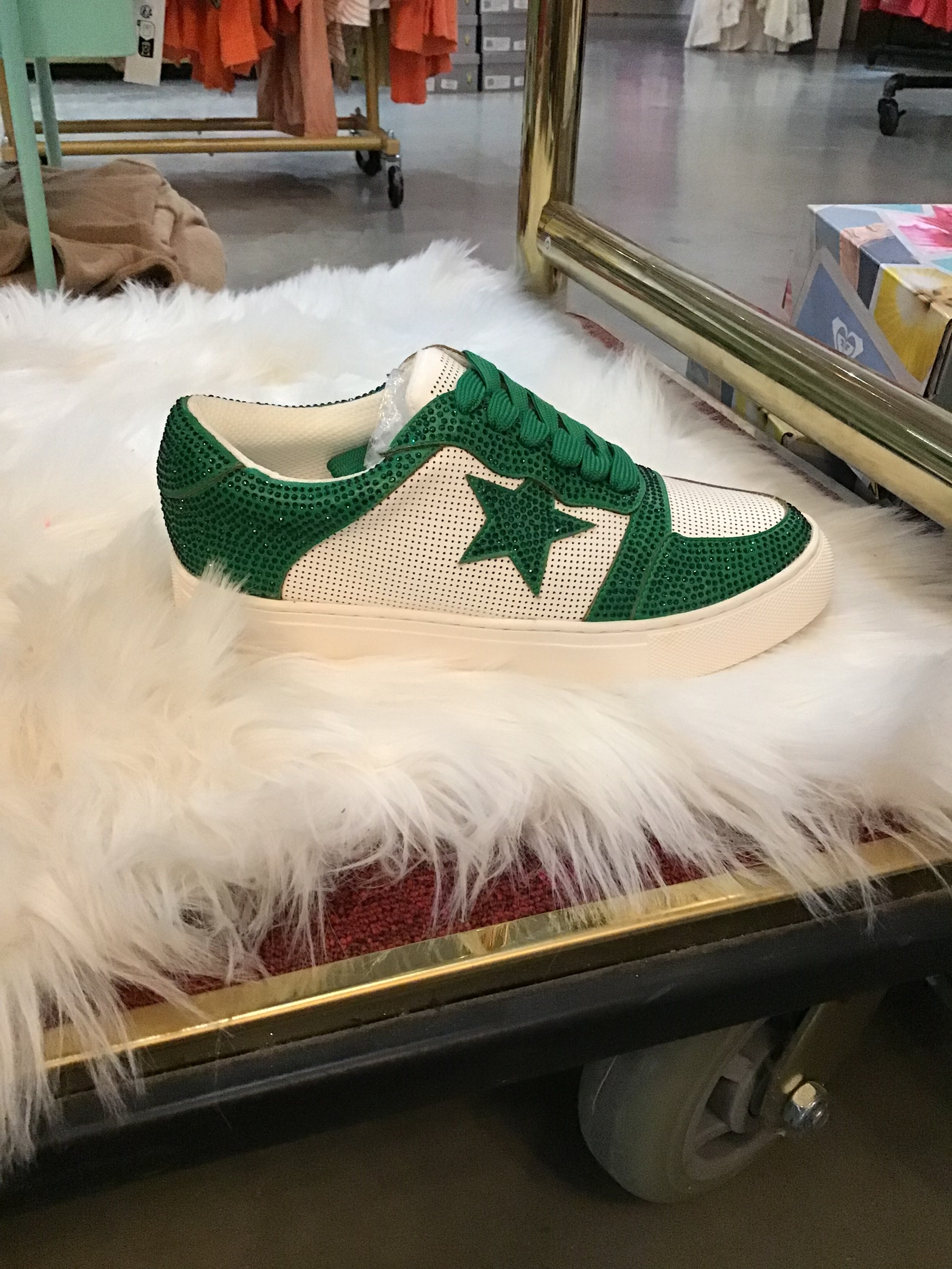 Green Crystal Shoes
