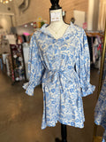Leopard Poplin Dress