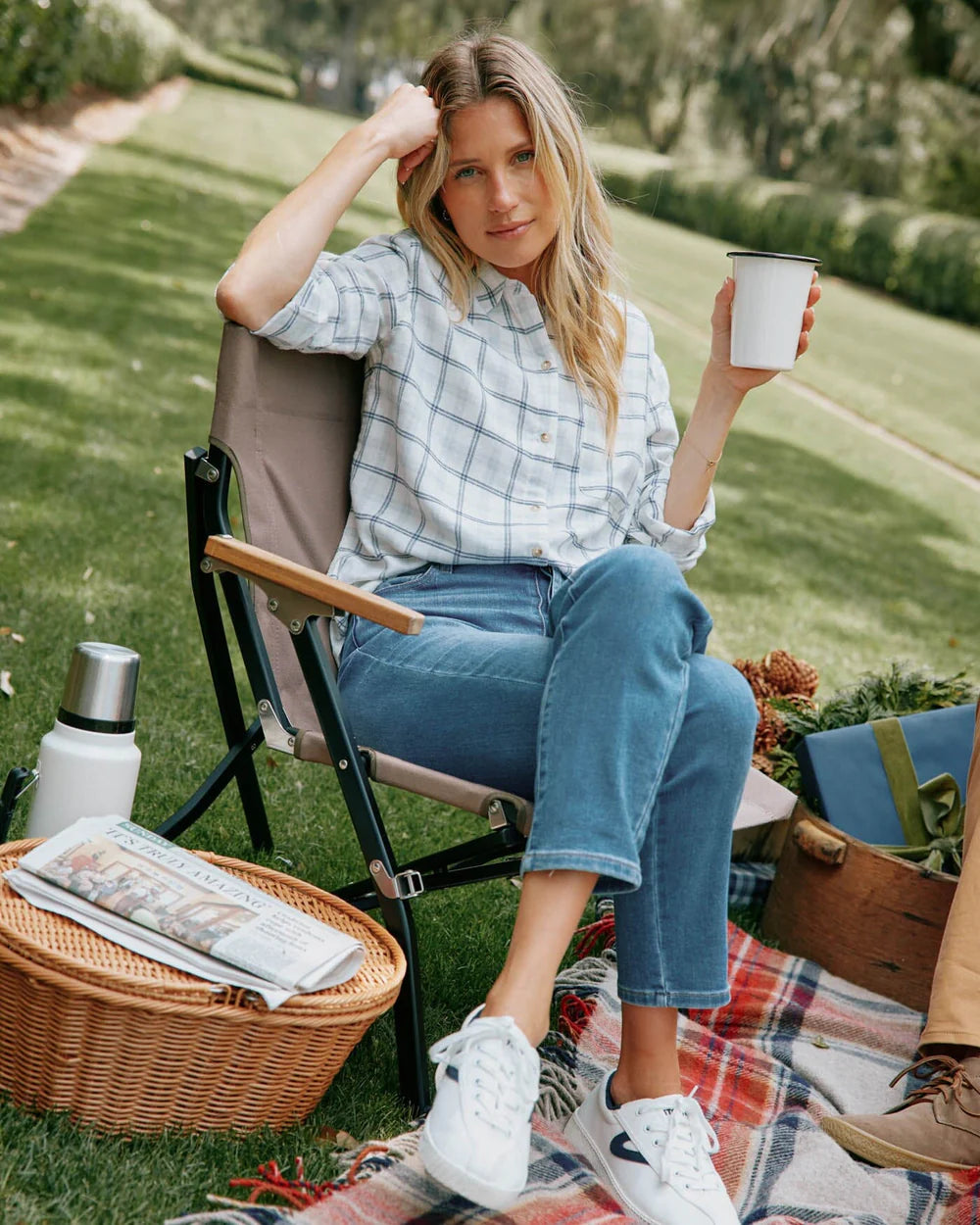 Niki Chilly Morning Plaid Shirt