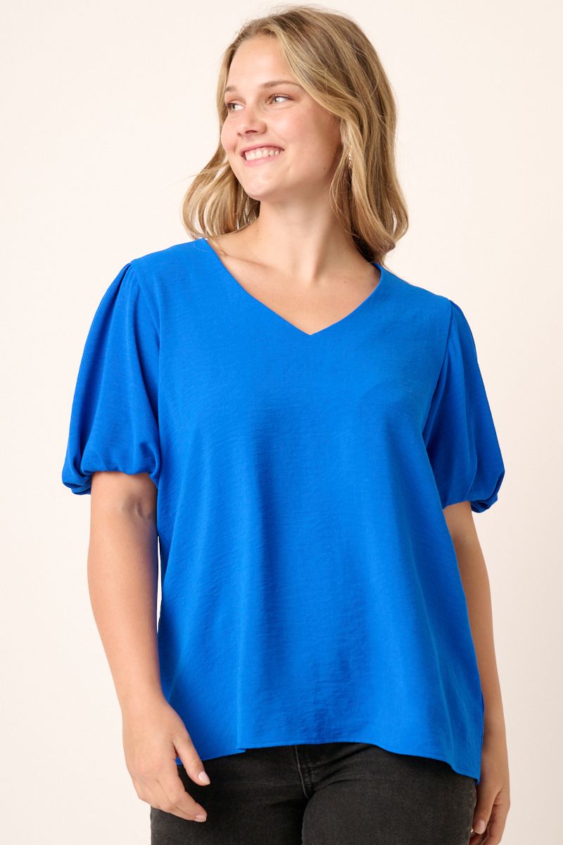 Charli Bubble Sleeve Top