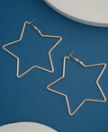Oversized Star Hoops