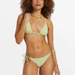 Wave Check Tie Side Bikini Bottoms