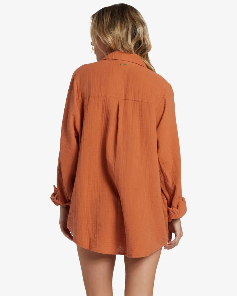 Swell Blouse - Rust