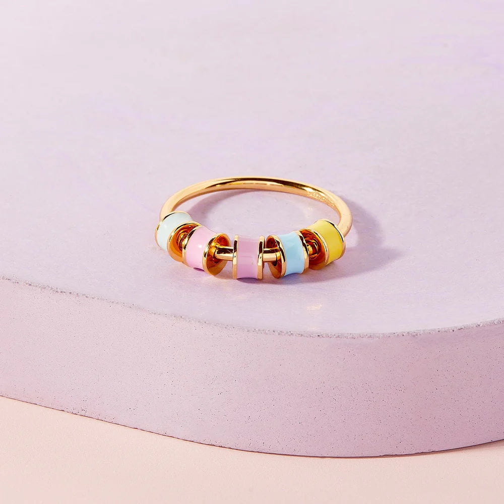 Enamel Fidget Ring