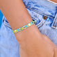 Sunset Beach Bead Woven Bracelet