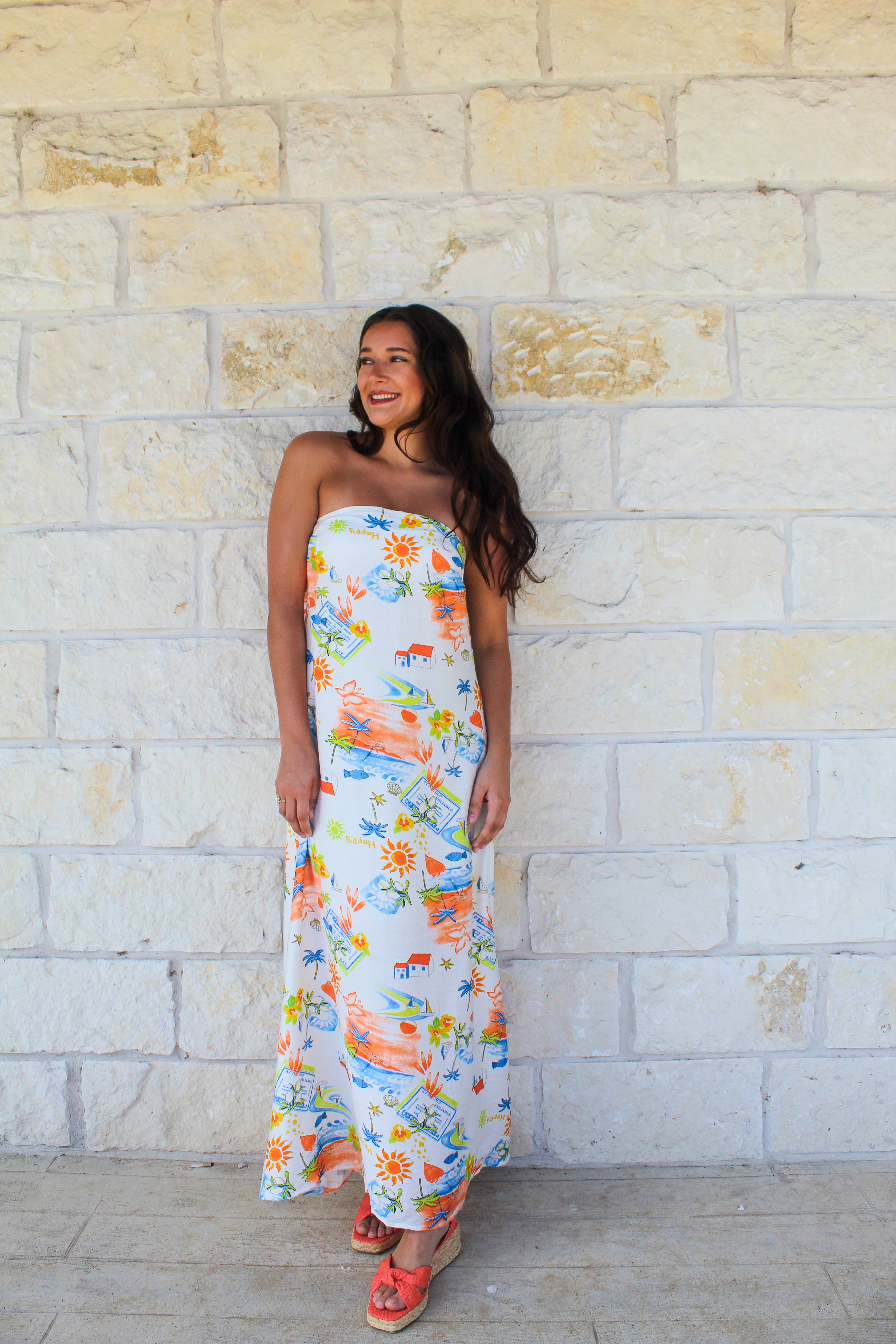 Mediterranean Daydream Tube Maxi