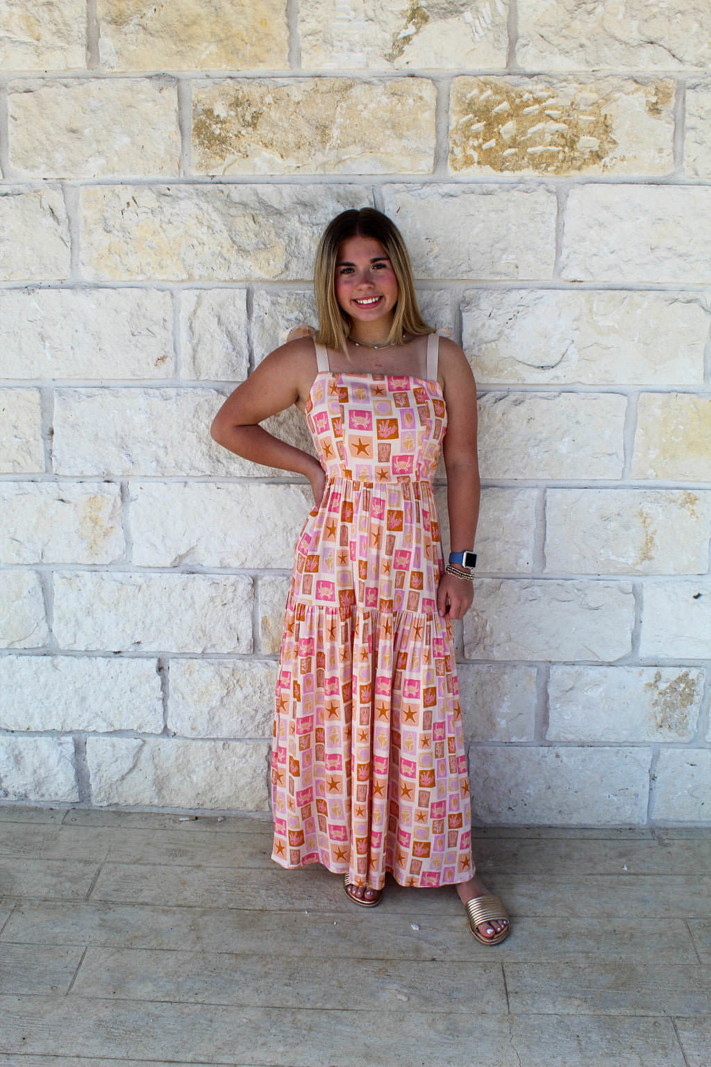 Alexa Pink Sands Beach Dress