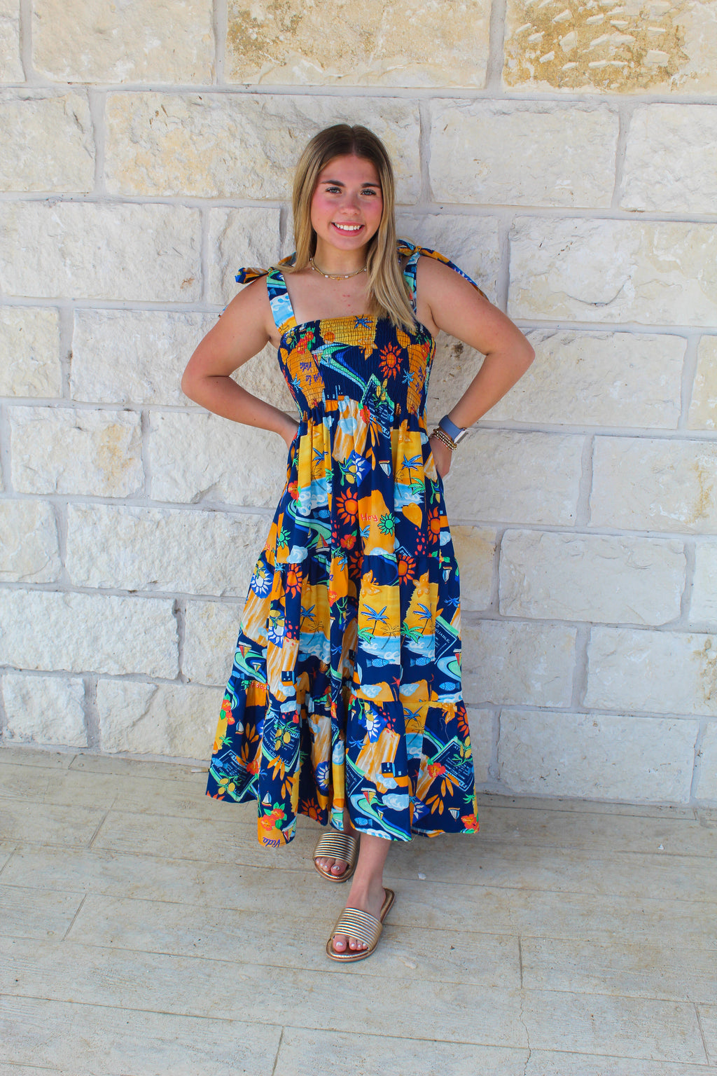 Mediterranean Escape Maxi Dress
