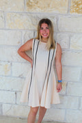 A-Line Piping Dress