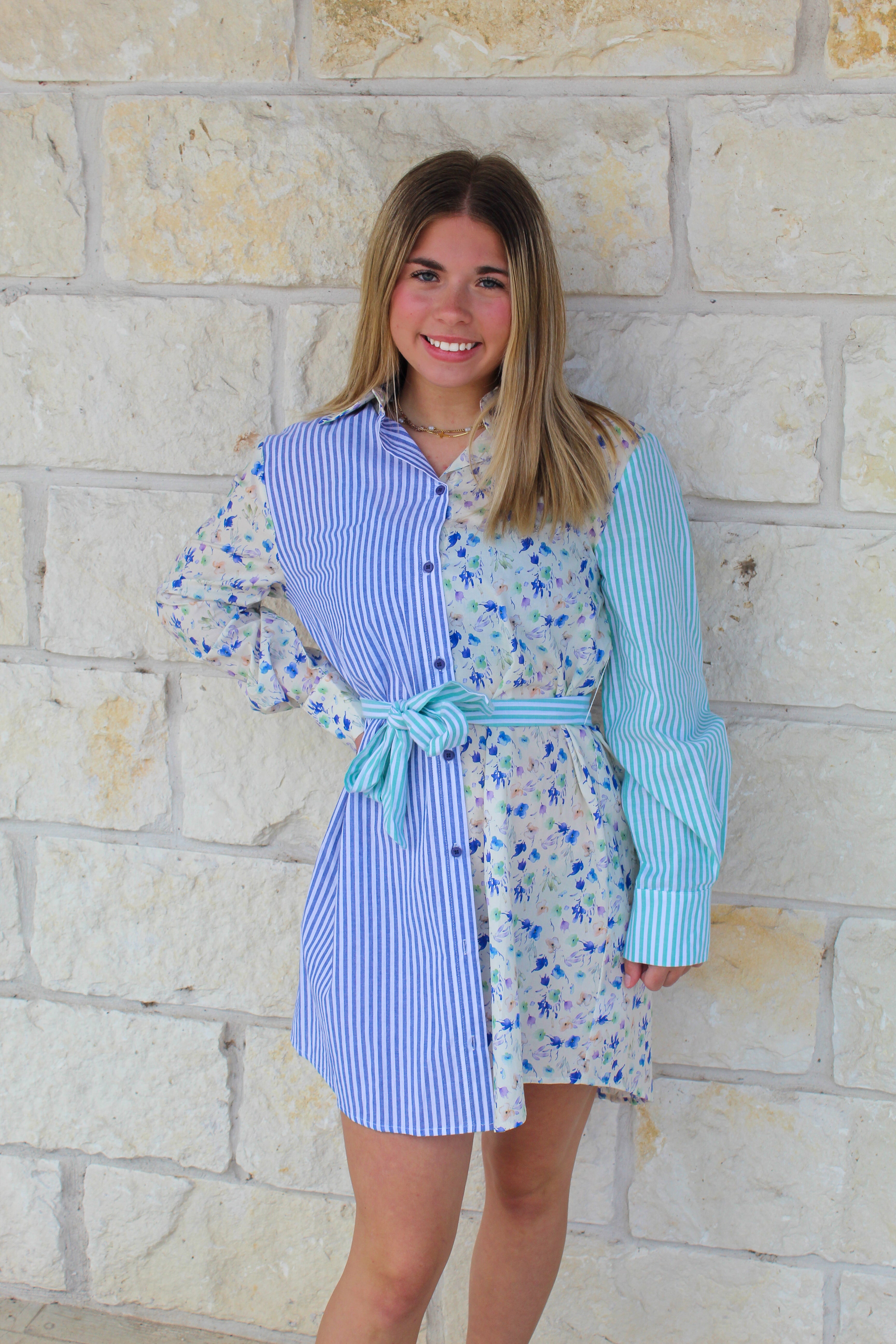 Santorini Symphony Dress