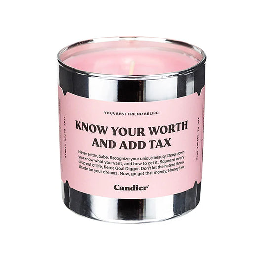 KNOW YOUR WORTH CANDLE