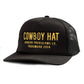 Cowboy Hat - Black/Gold