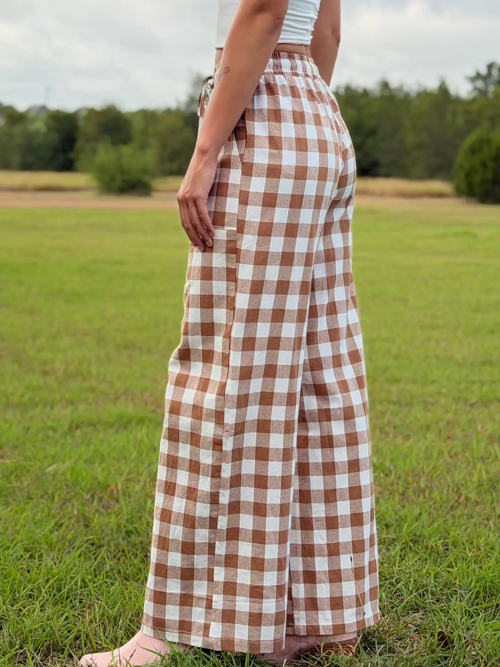 Lizzy Gingham Pants