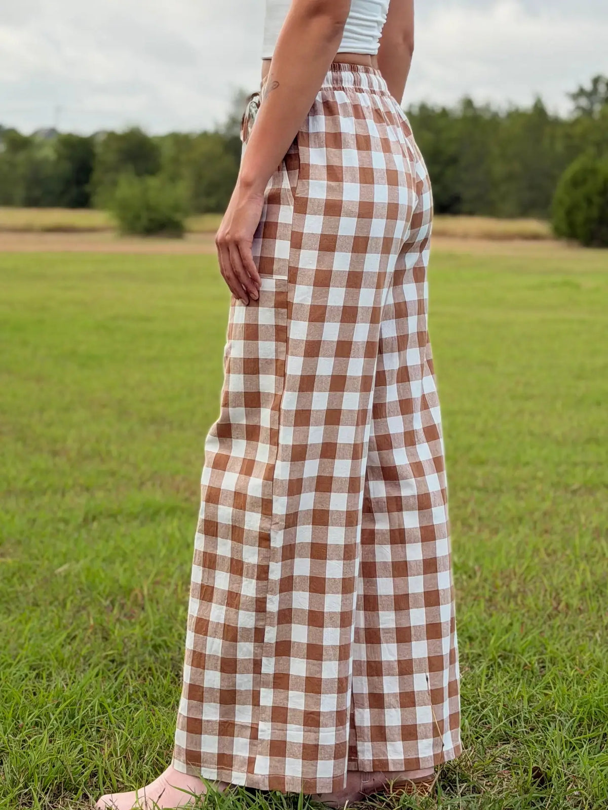 Lizzy Gingham Pants