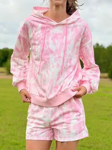 Caedon Pink Camo Hoodie