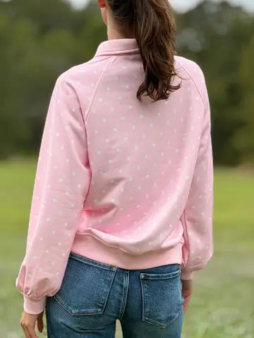Monica Polka Dot Pullover
