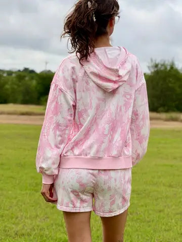 Caedon Pink Camo Hoodie