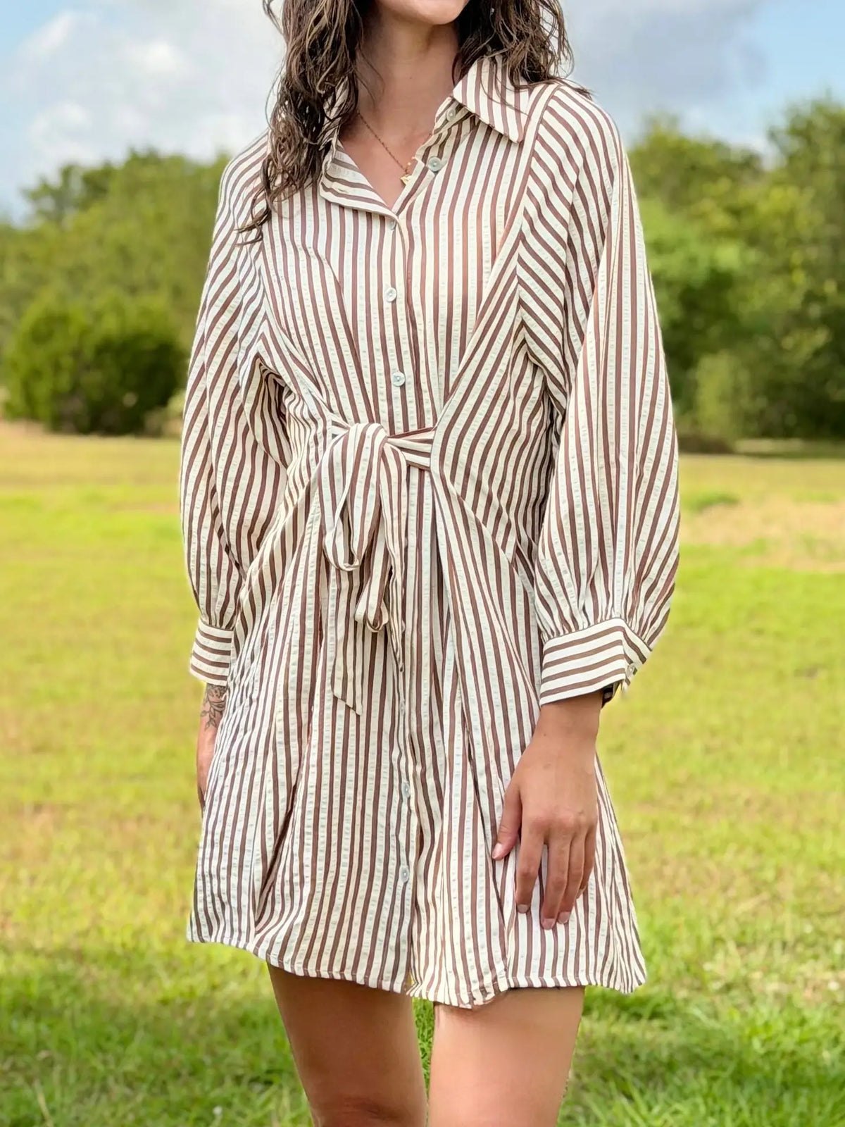 Loretta Striped Dress