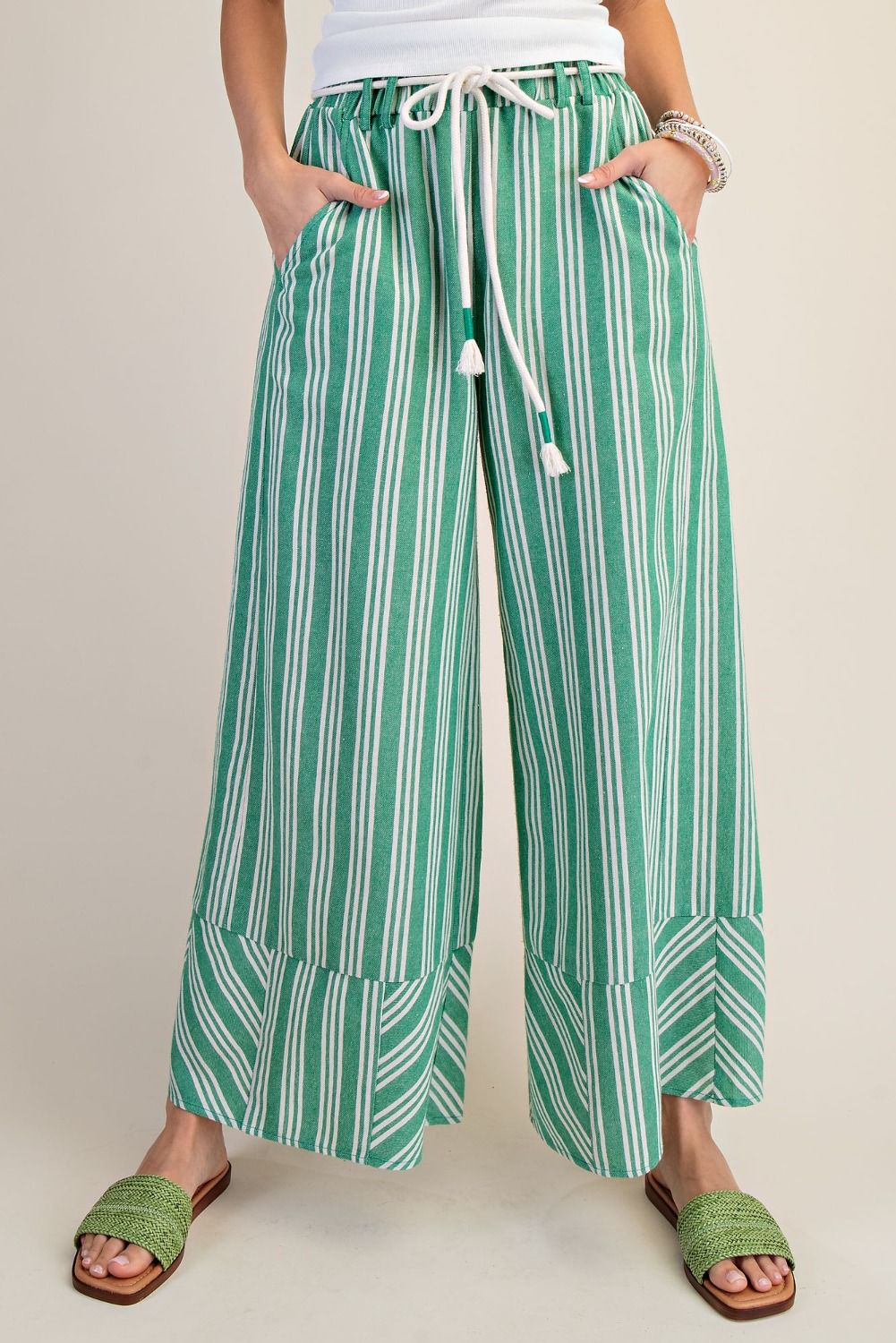 Striped Palazzo Pants
