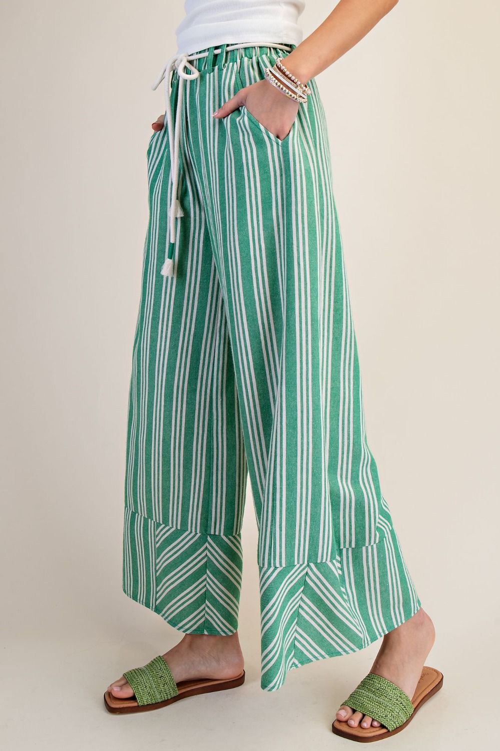 Striped Palazzo Pants